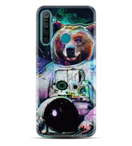 Realme 5i 5 Pro 6i 7 Pro 8 Kılıf Desemli Silikon Astronot Panda 1755