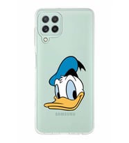 Samsung Galaxy A22  Kapak Donald Duck Tasarımlı Şeffaf Silikon Kılıf