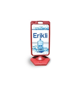Erikli   Reklam ve Yönlendirme Uyari Dubasi A Tabela Kırmızı