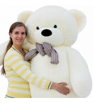 Kuki's Spielzeug 160cm Dev Peluş Ayı (Beyaz)