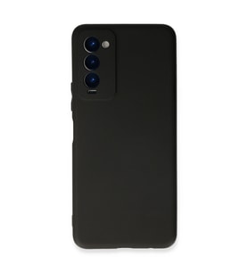 Tecno Camon 18 Kılıf First Silikon - Siyah