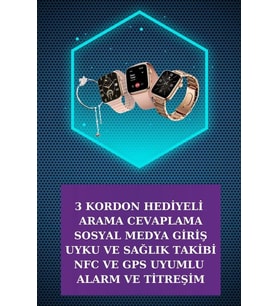 Dijital Göstergeli Powerbank Bluetooth Kulaklık Ve Yeni Nesil Amoled Ekran Akıllı Saat