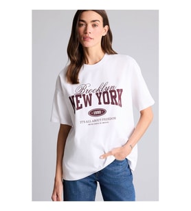 Defacto 26Y801000647 Beyaz Kadın T-Shirt H1404AX/WT34