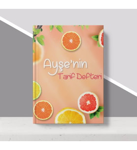 BK Gift Kişiye Özel İsimli Mutfak Tarif Defteri-2 (Beyaz)