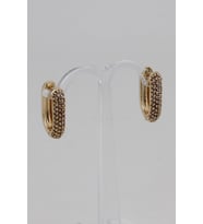 Özel Seri Zirkon Taşlı Gold Küpe