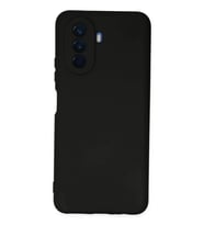 Newface Huawei Nova Y70 Kılıf Nano içi Kadife Silikon - Siyah