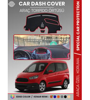 FORD COURİER (2013-2020) EKRANLI Torpido Örtüsü Torpido Koruma Tam Uyum Çatlamayı Önler Kolay Montaj