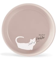 Studio "Bıyık Kedi Miyav Küçük Taş Pet Kase (478001),Allık
