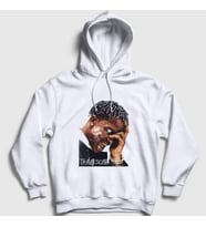 Presmono Unisex Beyaz Smoke Astroworld Travis Scott Kapüşonlu Sweatshirt 43256tt