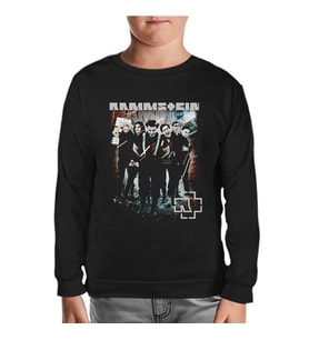 Rammstein - Nicht für Mich  Siyah Çocuk Sweatshirt