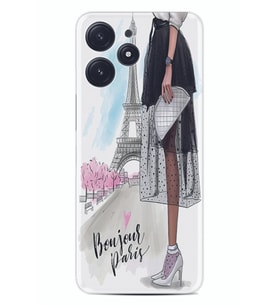 Xiaomi Poco M6 Pro 5G Kılıf Desenli Silikon Bonjour Paris 1419
