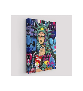 Mona Lisa Grafitti Pop Art Duvar Tablosu -6216