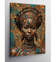 Kanvas Tablo Afrikalı Kadın