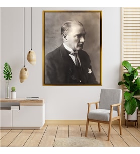 ÇERÇEVELİ ATATÜRK TABLO S481