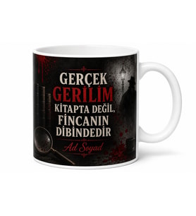 Gerilim Sever Yazılı Baskılı Kupa Bardak Hediye Porselen Mug