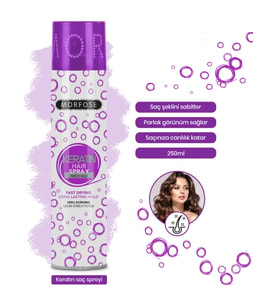 Morfose Keratin Saç Köpüğü 200 Ml+Morfose Keratin Saç Spreyi 250 Ml