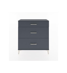 Arges Şifonyer 3 Çekmeceli 88x30x96 Antrasit-Antrasit