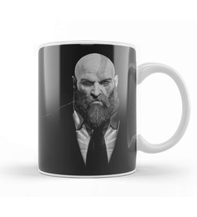 God Of War Kratos Kupa Bardak Porselen