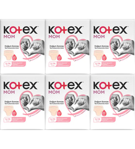 Kotex Mom Lohusa Külodu - Külot Bez S - Small - Küçük / M - Medium - Orta 48 Li Set (6PK*8)