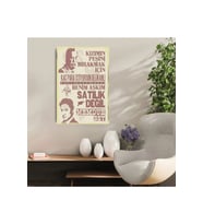 Ahşap Retro Mdf Poster , Komik Sözler , Duvar Yazıları , Manzara ,  Tarih , Edebiyat - Tbl0149