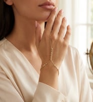 Usho Jewelry 925 Ayar Gümüş Şık Yıldızlı Şahmeran, Gold, Kadın Takı, USHOSHMRN001