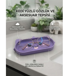 Karakter Figür Tasarımlı Gözlük Tutucu ve Çok Amaçlı Organizer