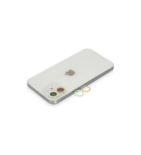 İphone 12 Mini Renkli Kamera Lens Koruma Cam - Tcu-Yeşil