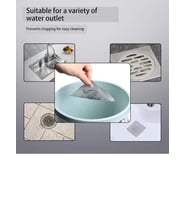 5 li Tek Kullanımlık lavabo filtre Bantları, Duş  gideri için Saç filtresi