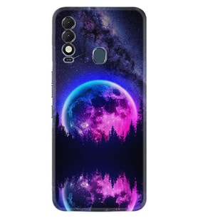 Spark 8T Kılıf Silikon Desen Özel Seri Star Planet 1652