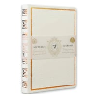 VICTORIA'S JOURNALS 125-2234 VINTAGE OLD BOOK 14x20cm 80gr.160YP. ÇİZGİLİ DEFTER BEYAZ