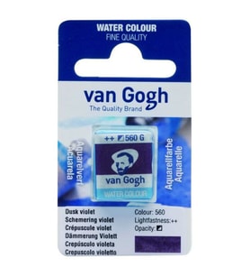 Talens Van Gogh 1/2 Tablet Sulu Boya 560 Dusk Violet 