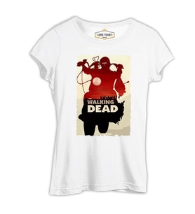 The Walking Dead 2 Beyaz Kadın Tshirt