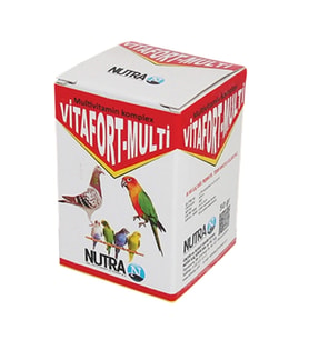 Vitafort - Multi Tüm kafes kuşları için Multivitamin 50 Gr