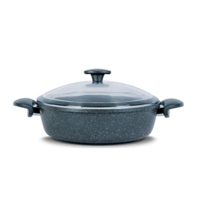ThermoAd Döküm Karnıyarık Pilav Tenceresi 22 cm Gri