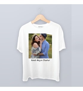 Resim Baskılı Unisex Tişört