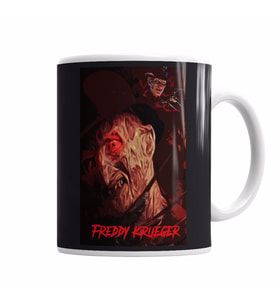 Freddy Kruege Kupa Bardak Porselen