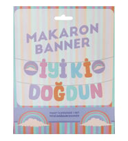 FLAMA İYİKİ DOĞDUN MAKARON KALİGRAFİ PK:1 -