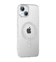 İphone 14 Move Taşlı Magsafe Kapak - Grey