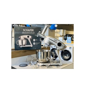 Schafer NeoCast Plus Kıyma Aparatlı Dijital Döküm Stand Mikser 6L-Gümüş