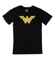 The Wonder Woman Siyah Tişört