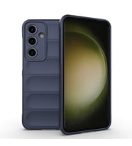 Samsung Galaxy S25 FE Kılıf Elde Tutma Kolaylıkla Kaydırmaz Kenar Line Dizayn Op (Lacivert)