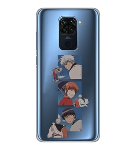 Xiaomi Redmi NOTE 9 Uyumlu Gintama Tasarımlı Şeffaf Telefon Kılıfı