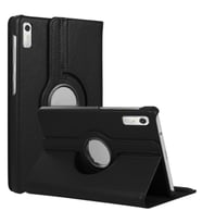 Microsonic Lenovo Tab P11 Pro 2.Nesil Kılıf (ZAB50094TR) 360 Rotating Stand Deri Siyah (Siyah)
