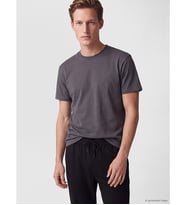 LC WAIKIKI Gri Slim Fit Kalın Kumaş Tişört /02