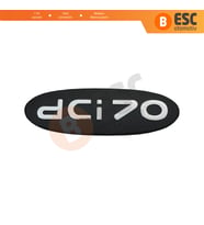 Renault Kangoo 1998-2007 için Siyah dci70 Monogram Amblemi Yazısı 8200120852