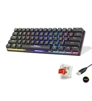 Mekanik Gaming Mini Klavye Red Switch Rgb - Siyah G509R