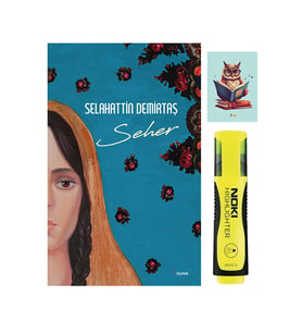Seher - Selahattin Demirtaş  9786052318003 - Dipnot - Sarı Fosforlu Kalem - Not Defterli Seti (Renksiz)