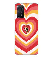 Xiaomi Redmi Note 12 PRO 4G Uyumlu Powerpuff Blossom Tasarımlı Şeffaf Telefon Kılıfı