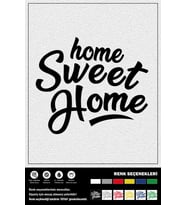HOME SWEET HOME STICKER 30 x 35 cm