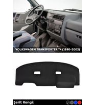 Volkswagen Transporter T4 (1990-2003) 3d Torpido Koruma Kılıfı - Ön Göğüs Kaplama - Siyah Şerit